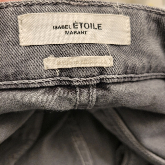 Isabel Marant Etoile skinny high rise jeans gray 36 XS small - Picture 8 of 9